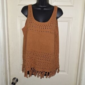 A.n.a knitted tank top size large